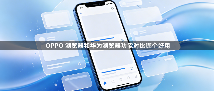 OPPO 浏览器和华为浏览器功能对比哪个好用1