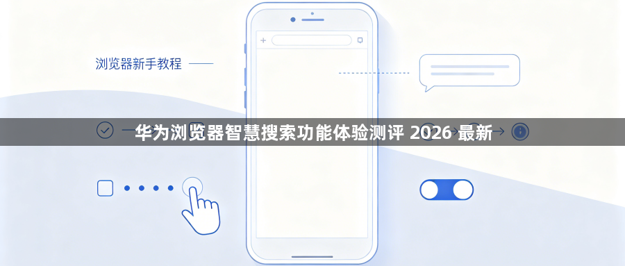 华为浏览器智慧搜索功能体验测评 2026 最新1