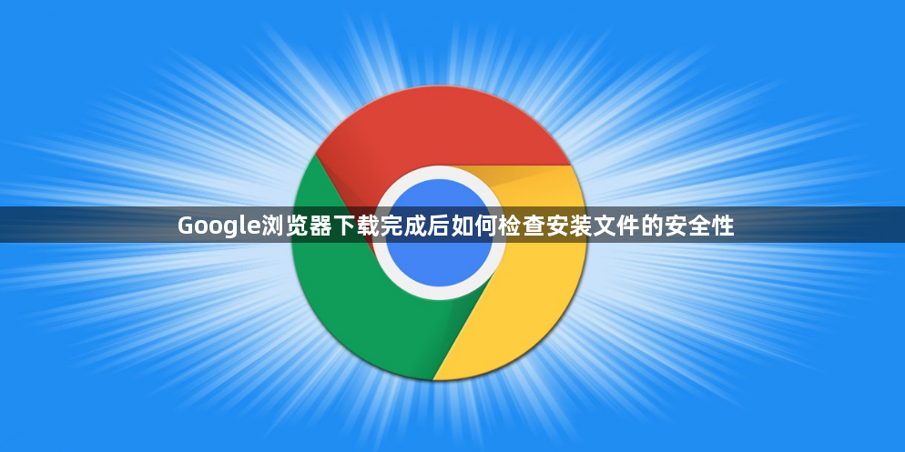 Google浏览器下载完成后如何检查安装文件的安全性1