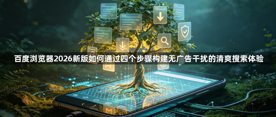 百度浏览器2026新版如何通过四个步骤构建无广告干扰的清爽搜索体验1