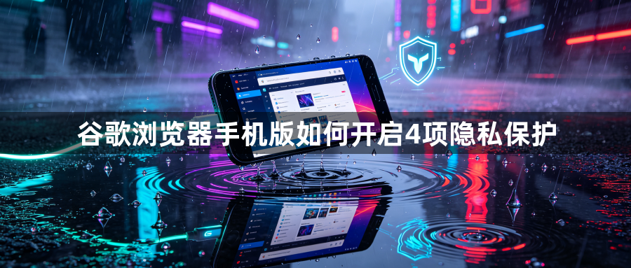 谷歌浏览器手机版如何开启4项隐私保护1