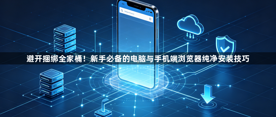 避开捆绑全家桶！新手必备的电脑与手机端浏览器纯净安装技巧1