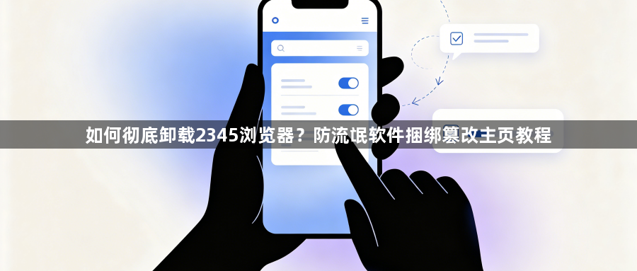 如何彻底卸载2345浏览器？防流氓软件捆绑篡改主页教程1