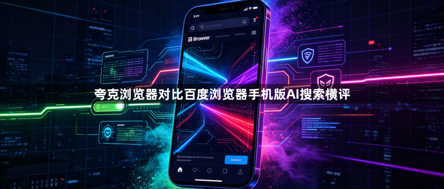夸克浏览器对比百度浏览器手机版AI搜索横评1
