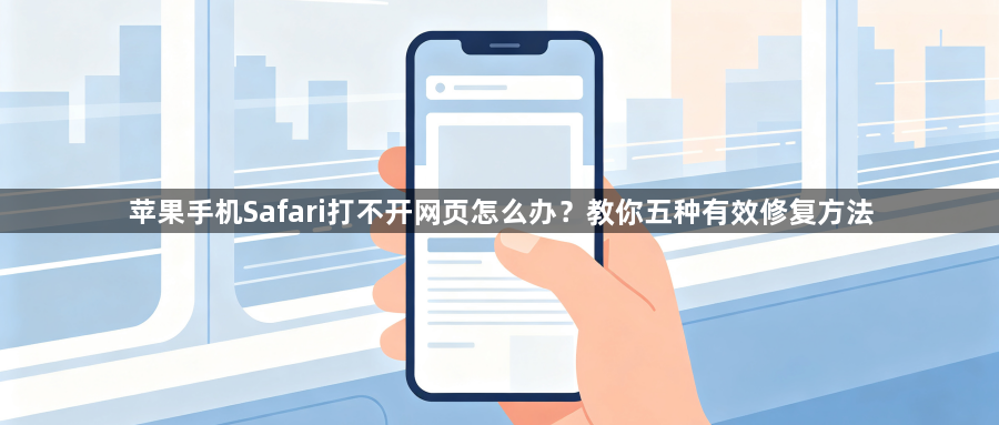 苹果手机Safari打不开网页怎么办？教你五种有效修复方法1