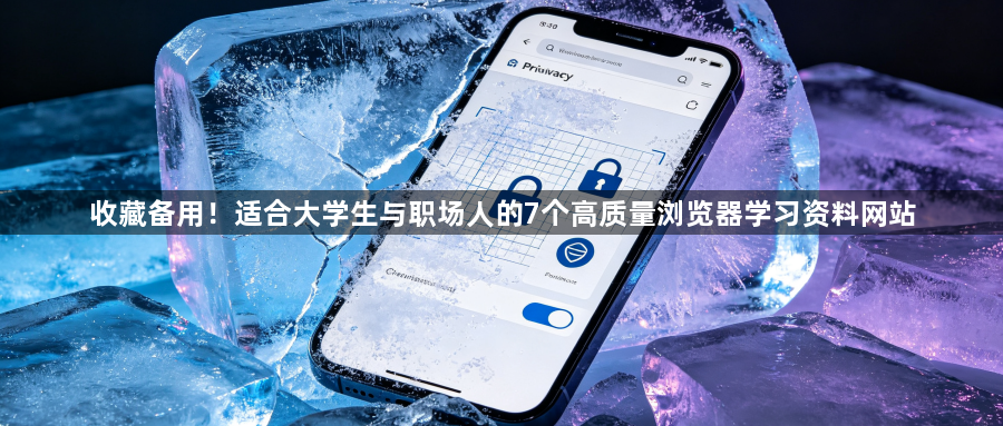 收藏备用！适合大学生与职场人的7个高质量浏览器学习资料网站1