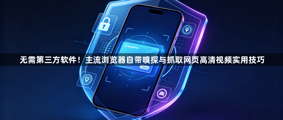 无需第三方软件！主流浏览器自带嗅探与抓取网页高清视频实用技巧1