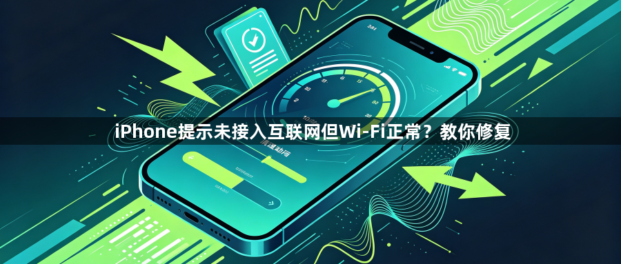 iPhone提示未接入互联网但Wi-Fi正常？教你修复1