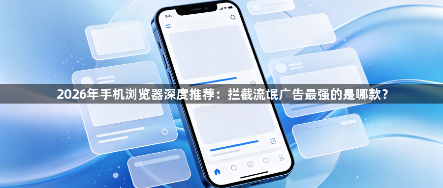 2026年手机浏览器深度推荐:拦截流氓广告最强的是哪款?1
