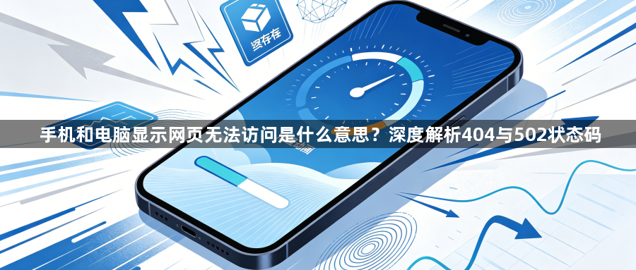 手机和电脑显示网页无法访问是什么意思?深度解析404与502状态码1
